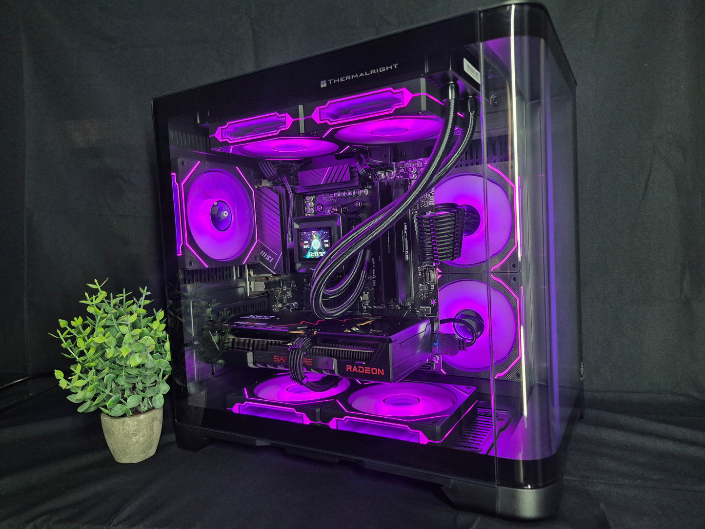 ❄️ Crystal Wave - Ryzen 5 9600X + RX 9060 XT 16GB ❄️