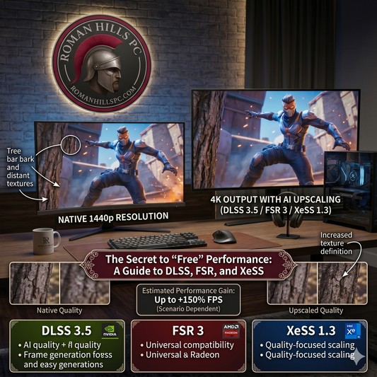 The Secret to "Free" Performance: A Guide to DLSS, FSR, and XeSS