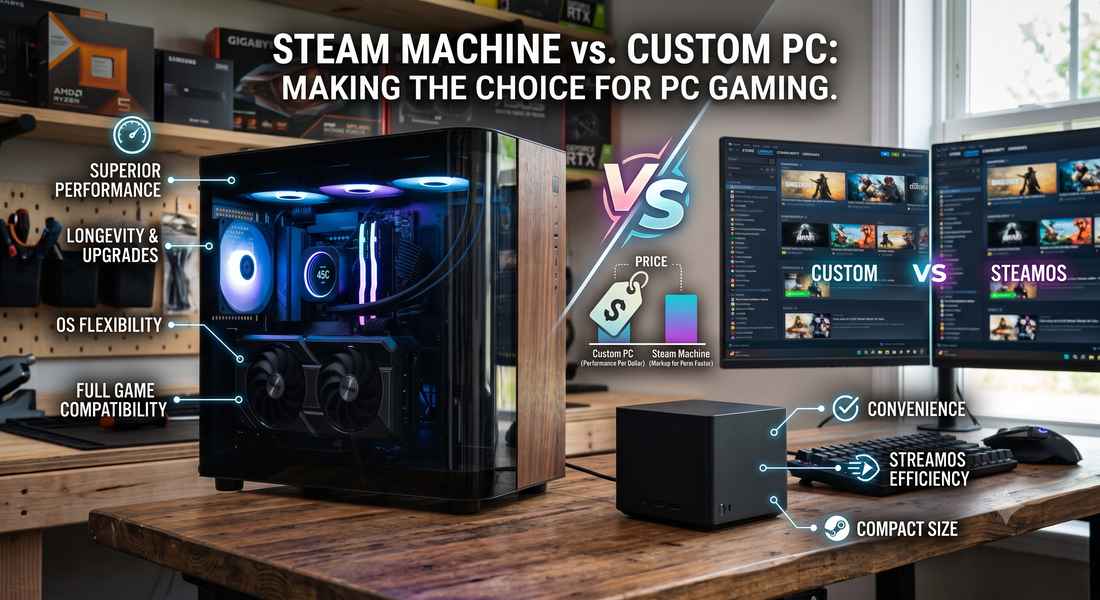 The New Valve Steam Machine is Here—But Here is Why a Custom PC Still Reigns Supreme